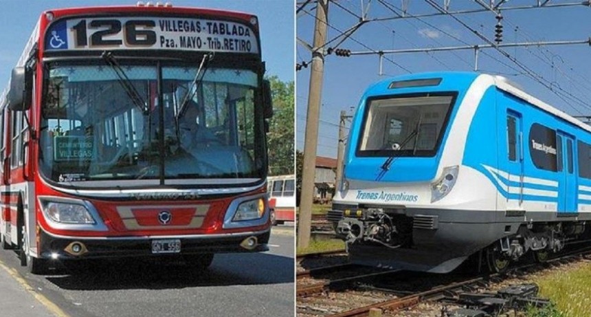 Se hacen efectivos los aumentos para trenes y colectivos 