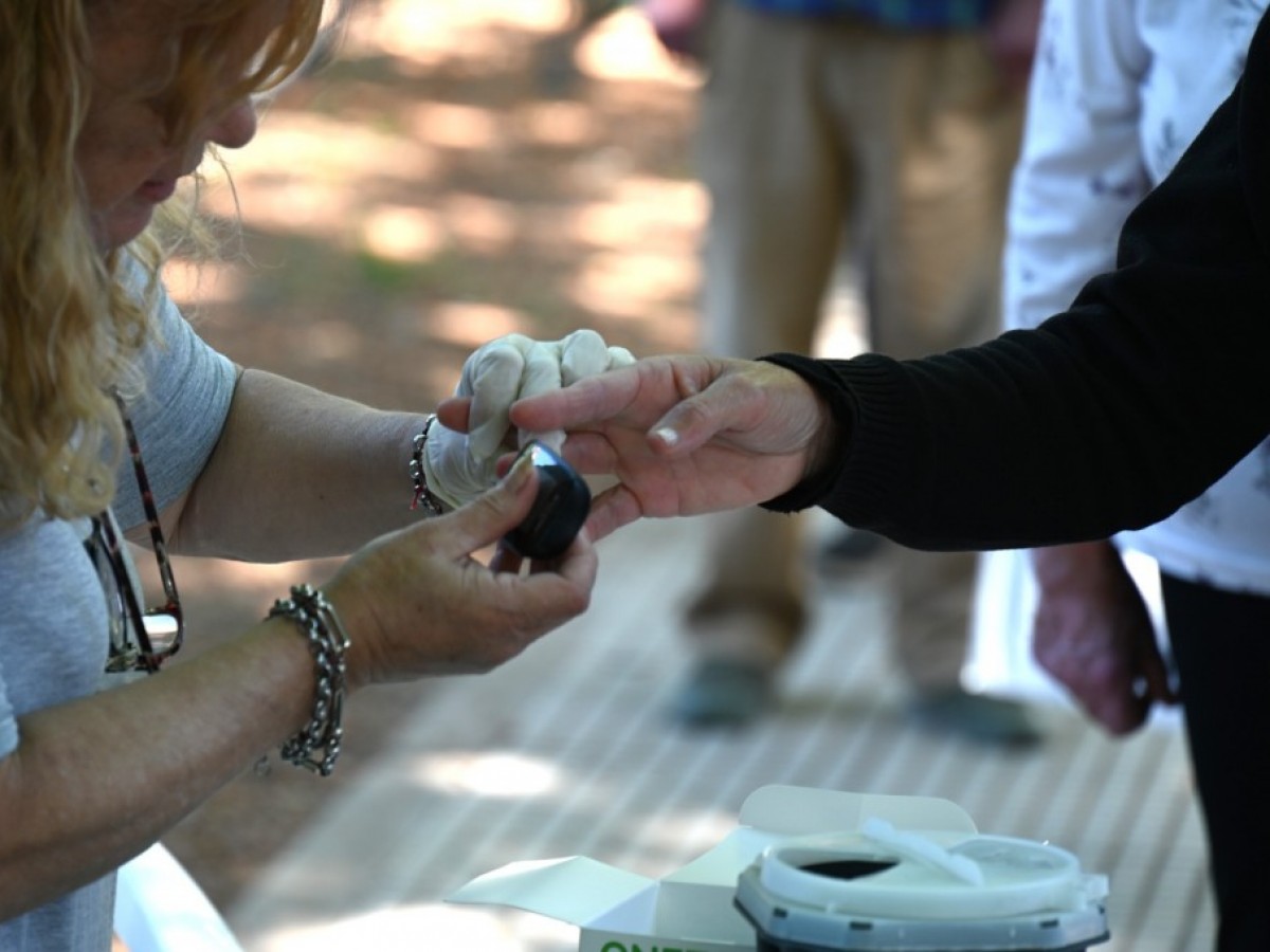 Posta de salud y jornada de prevención del Dengue en el Parque San Martín 