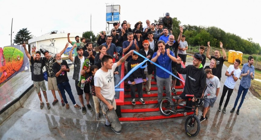 Se inauguró el nuevo Skatepark de Luján