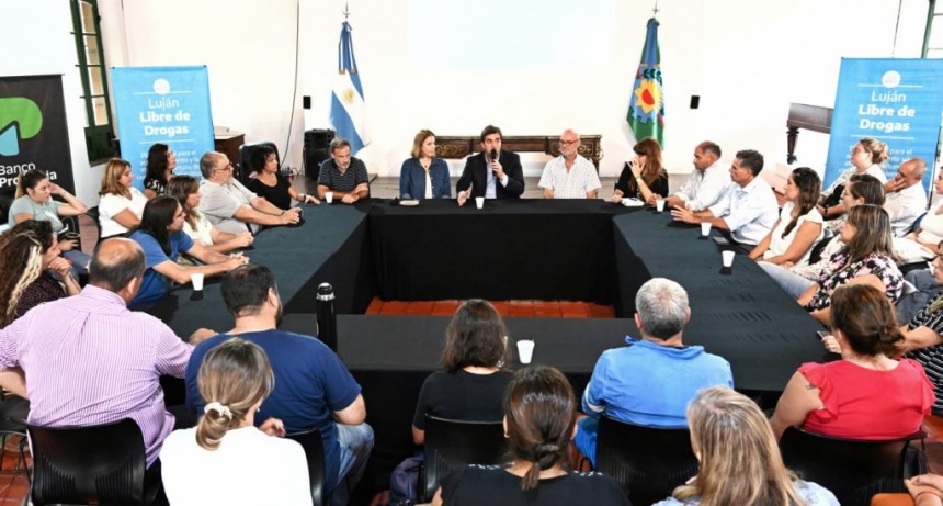Luján Libre de Drogas: se presentó el Observatorio Municipal de Consumos Problemáticos 