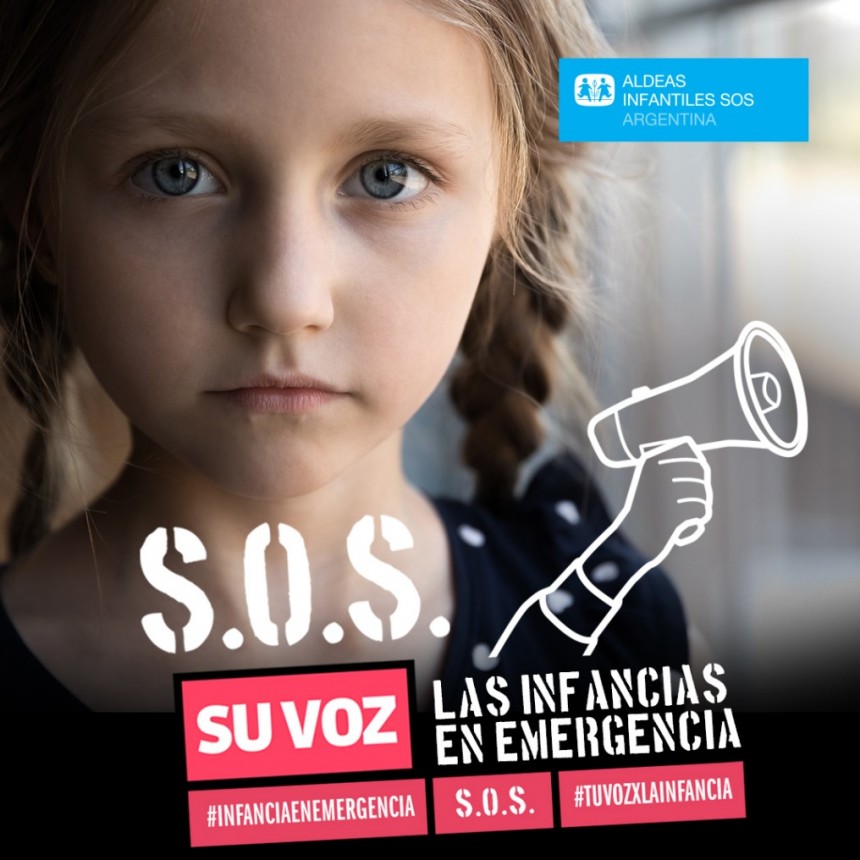 S.O.S. su Voz, la nueva campaña de Aldeas Infantiles SOS Argentina que alza la voz por los derechos de los niños, niñas y adolescentes