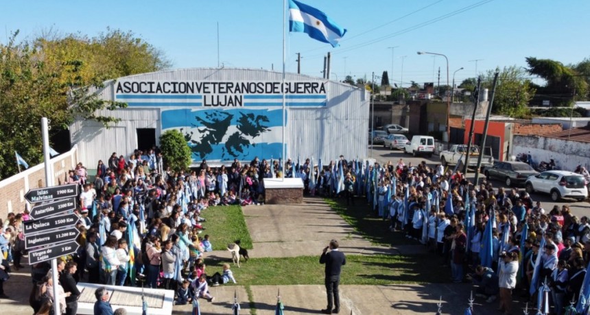 Día del ex Combatiente Lujanense: “Malvinas está viva y hay que llenarla de significado día a día”