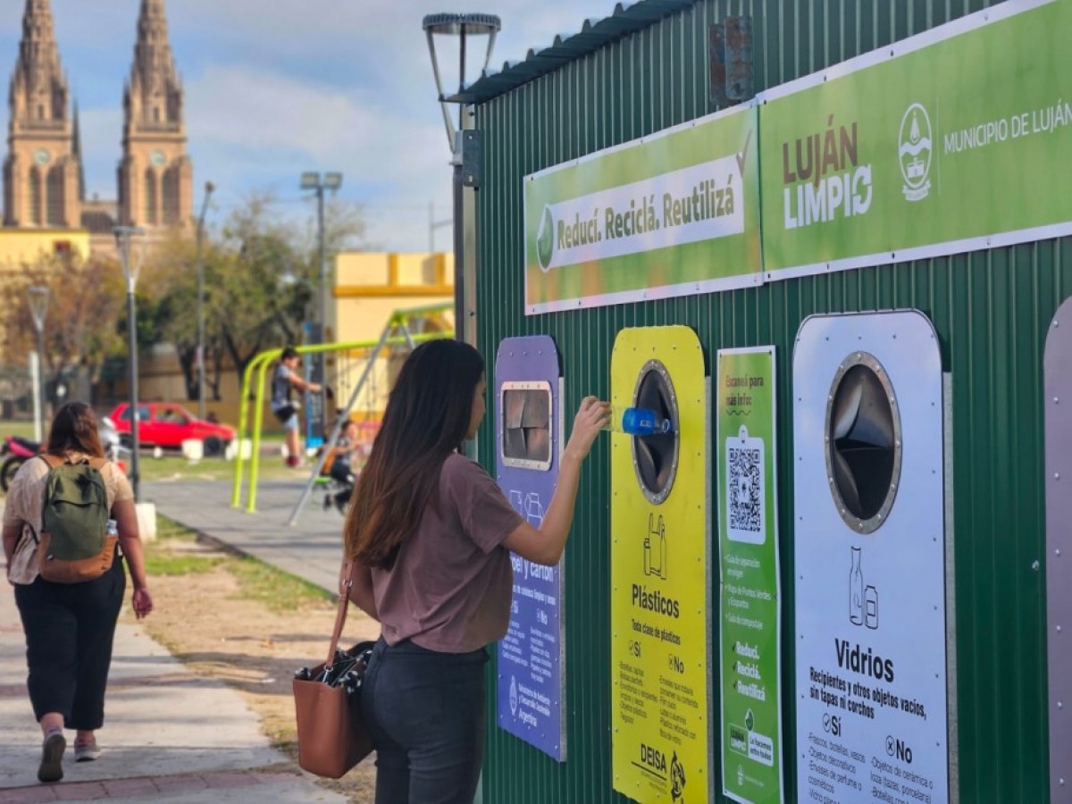Luján se suma al Día Mundial del Reciclaje con la instalación de cinco Ecopuntos