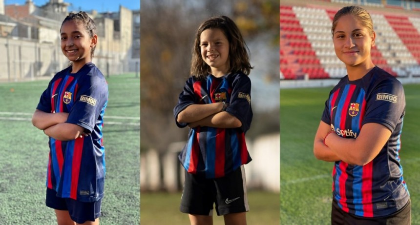 Bimbo lleva a 3 futbolistas juveniles argentinas al FC Barcelona para una clínica de entrenamiento única