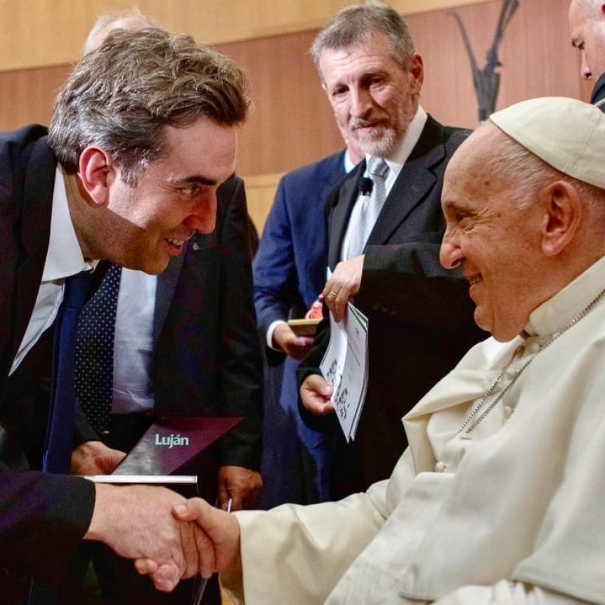 Boto participó del encuentro Scholas Occurrentes junto al Papa Francisco