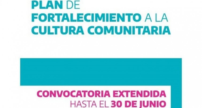 Se extiende el plazo de inscripción para el Plan de Fortalecimiento a la Cultura Comunitaria para espacios culturales, colectivos y festivales