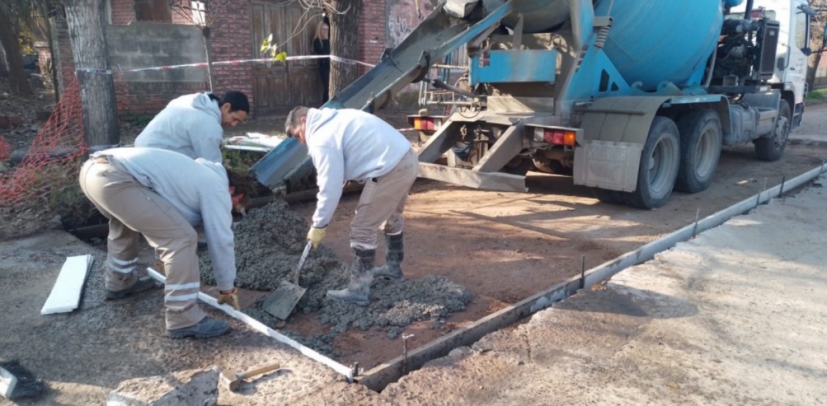 Trabajos de reconstrucción de pavimento en hormigón en Open Door