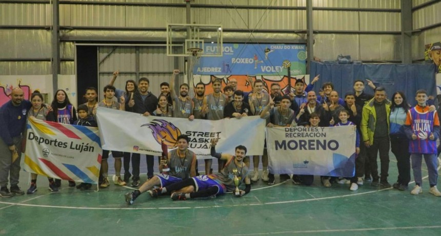 Básquet: la Escuela Municipal de Luján se consagró campeona en Moreno