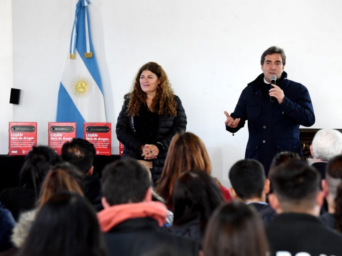El Intendente presentó el plan Luján Libre de Drogas