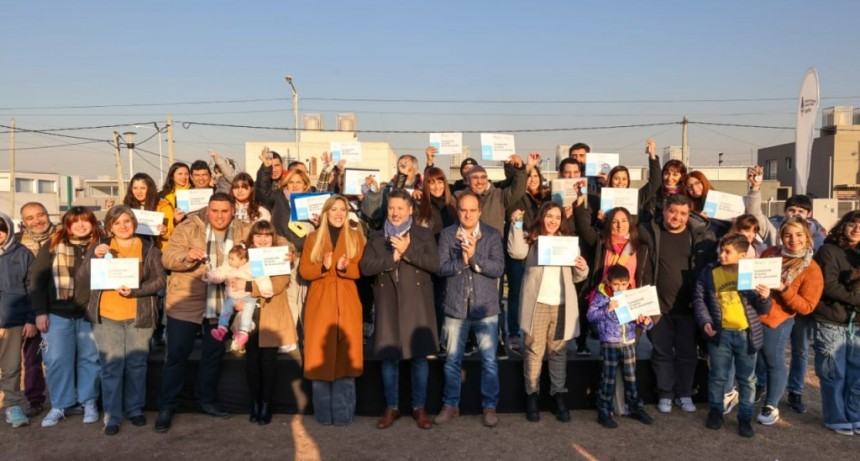 En Merlo, más familias cumplieron el sueño de la casa propia