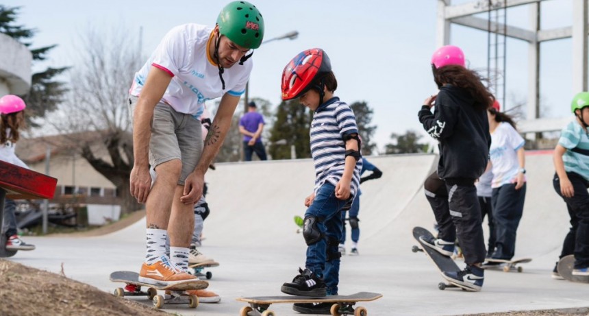 Más de 50 inscriptos en la Escuela Municipal de Patinaje y BMX