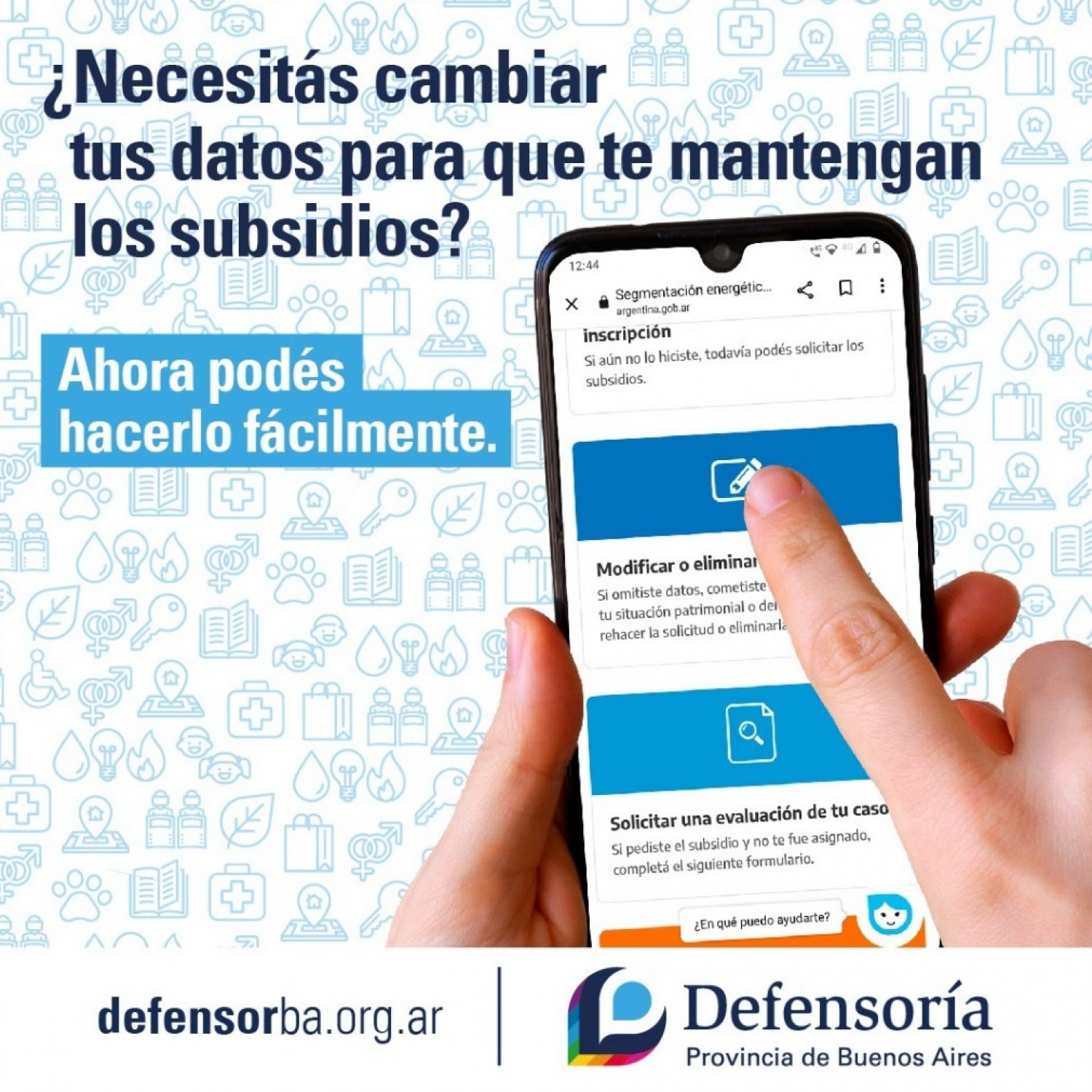 La Delegación Luján de la Defensoría te ayuda
