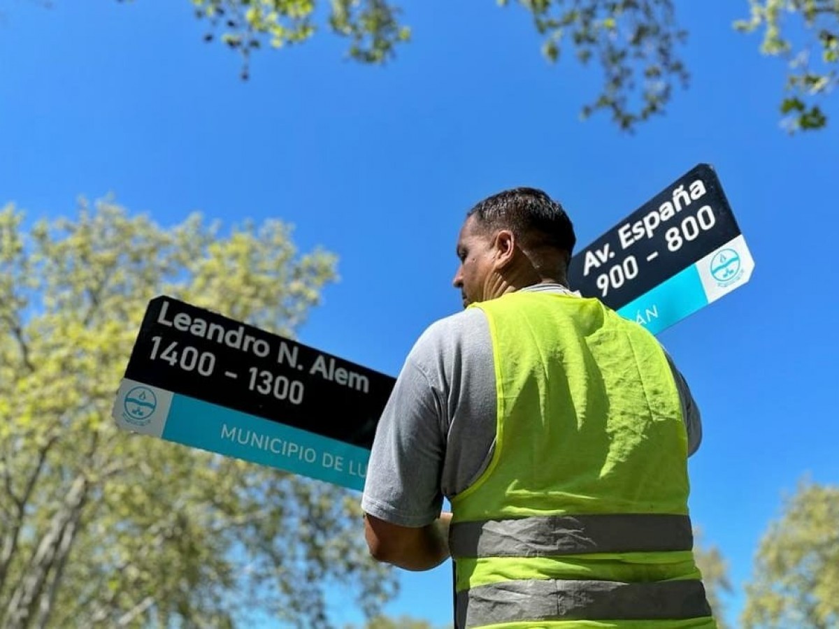 El Municipio instaló nuevos nomencladores urbanos 