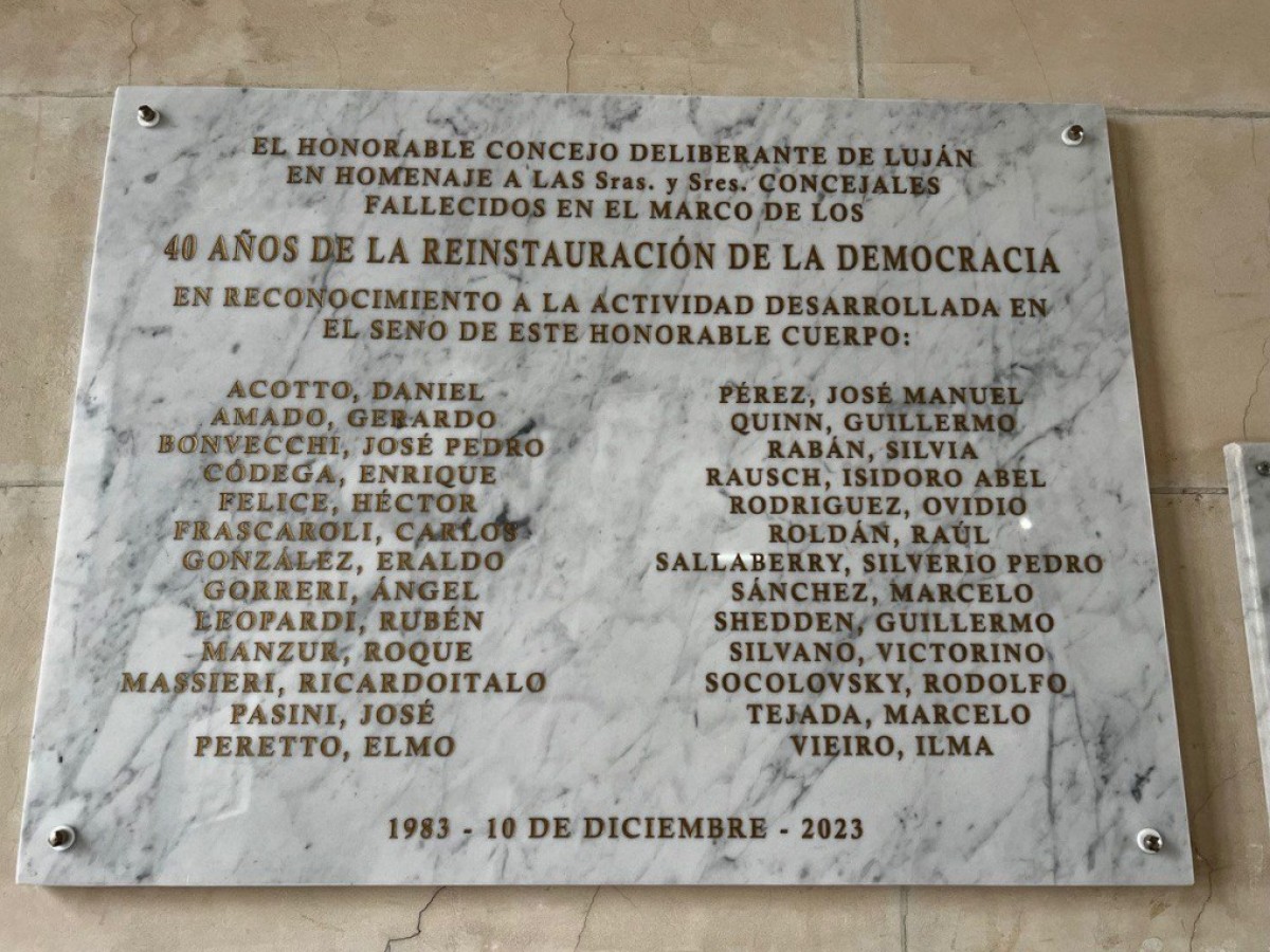 ACTO HOMENAJE A CONCEJALES FALLECIDOS