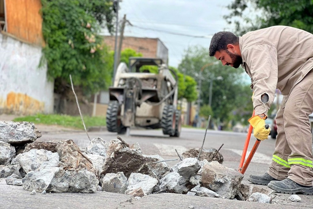 Cortes de tránsito en calle Mitre por trabajos de reconstrucción de pavimento
