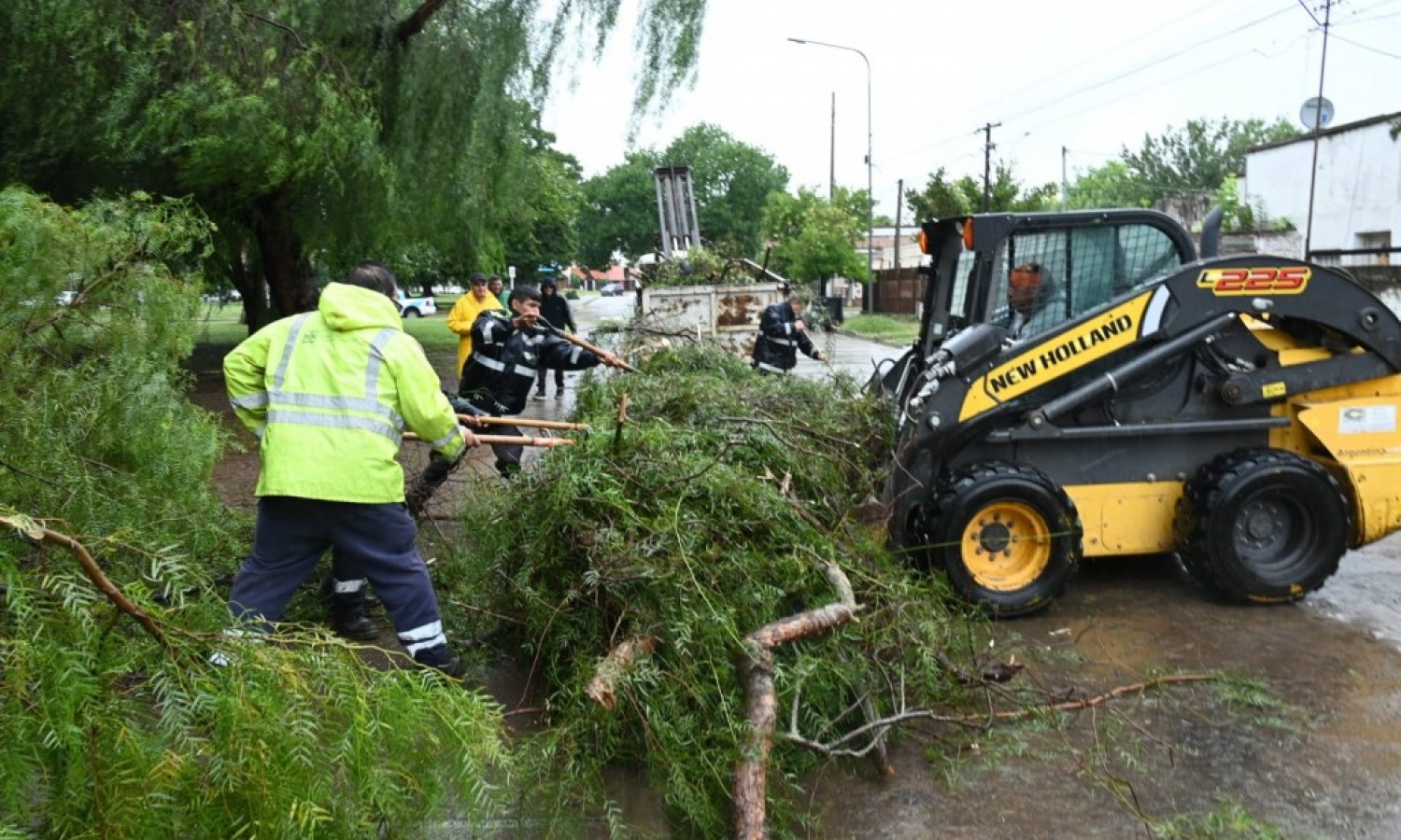 El Municipio continúa trabajando para normalizar la situación tras el temporal