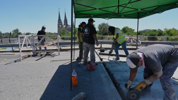  Puente Muñiz: Finalizó la obra de reacondicionamiento de juntas