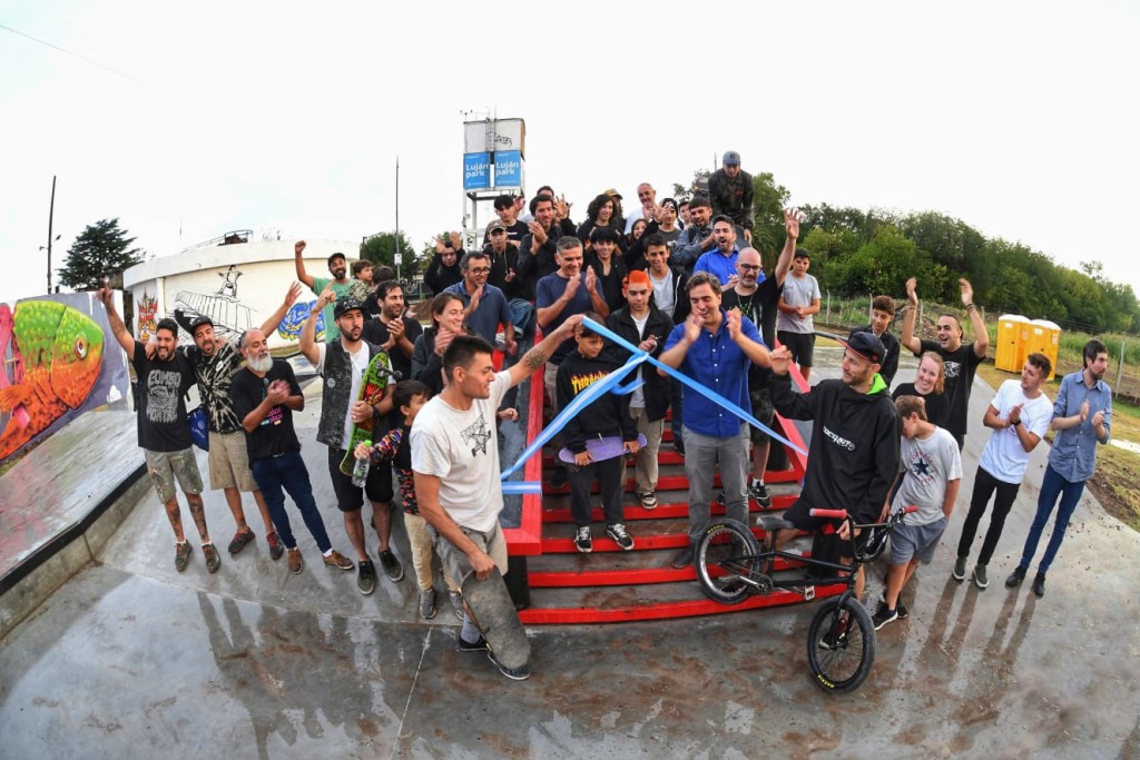 Se inauguró el nuevo Skatepark de Luján