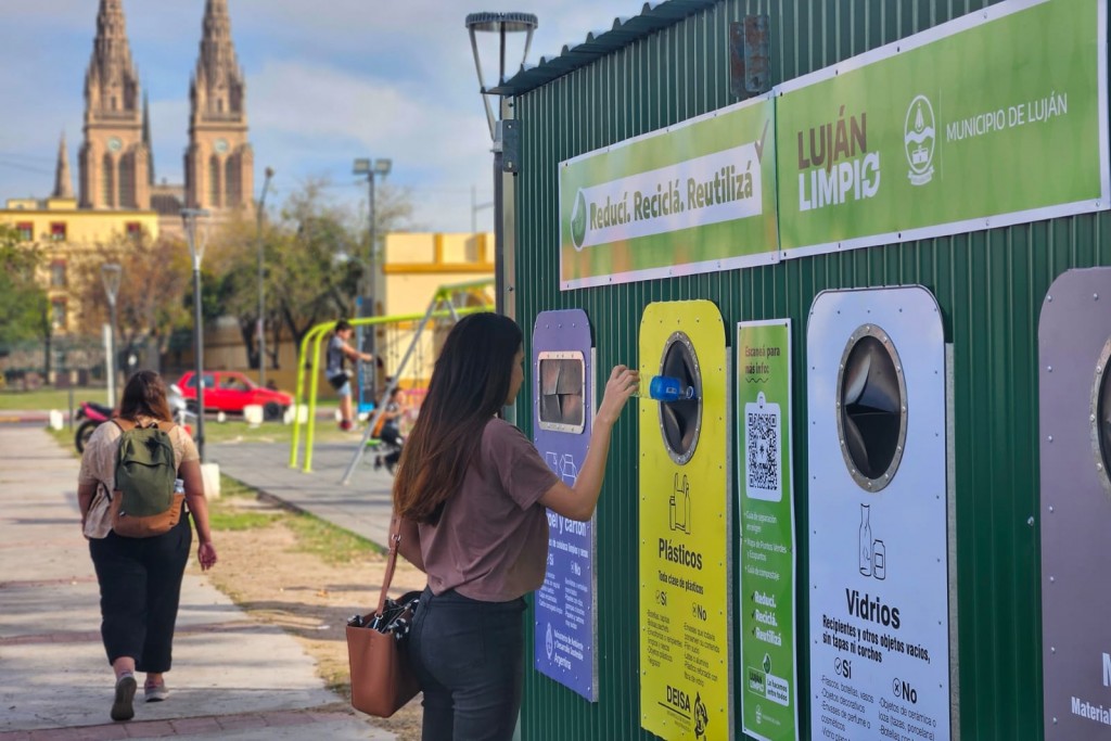 Luján se suma al Día Mundial del Reciclaje con la instalación de cinco Ecopuntos