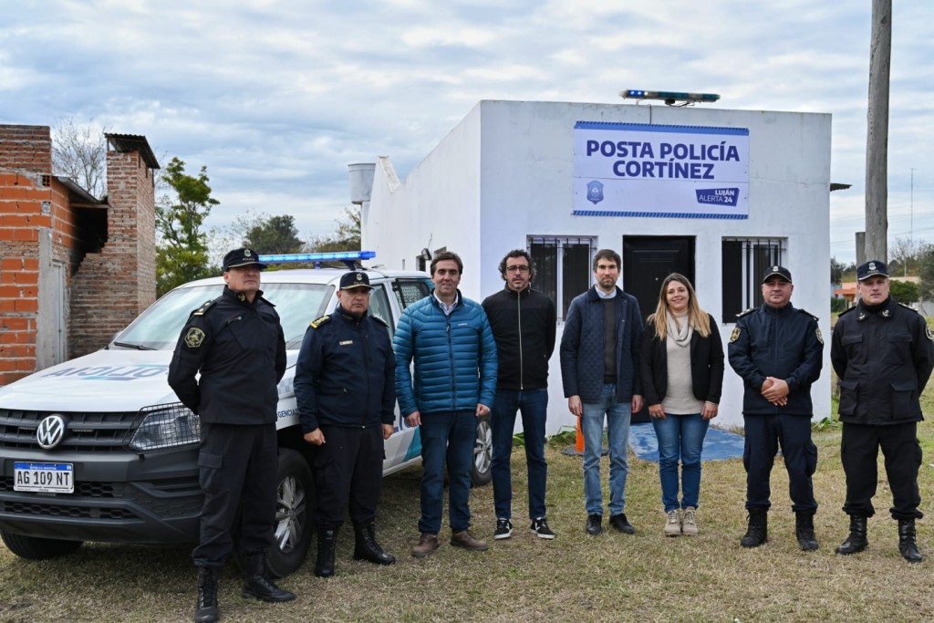 El Municipio inauguró una Posta Policial en la localidad de Cortínez