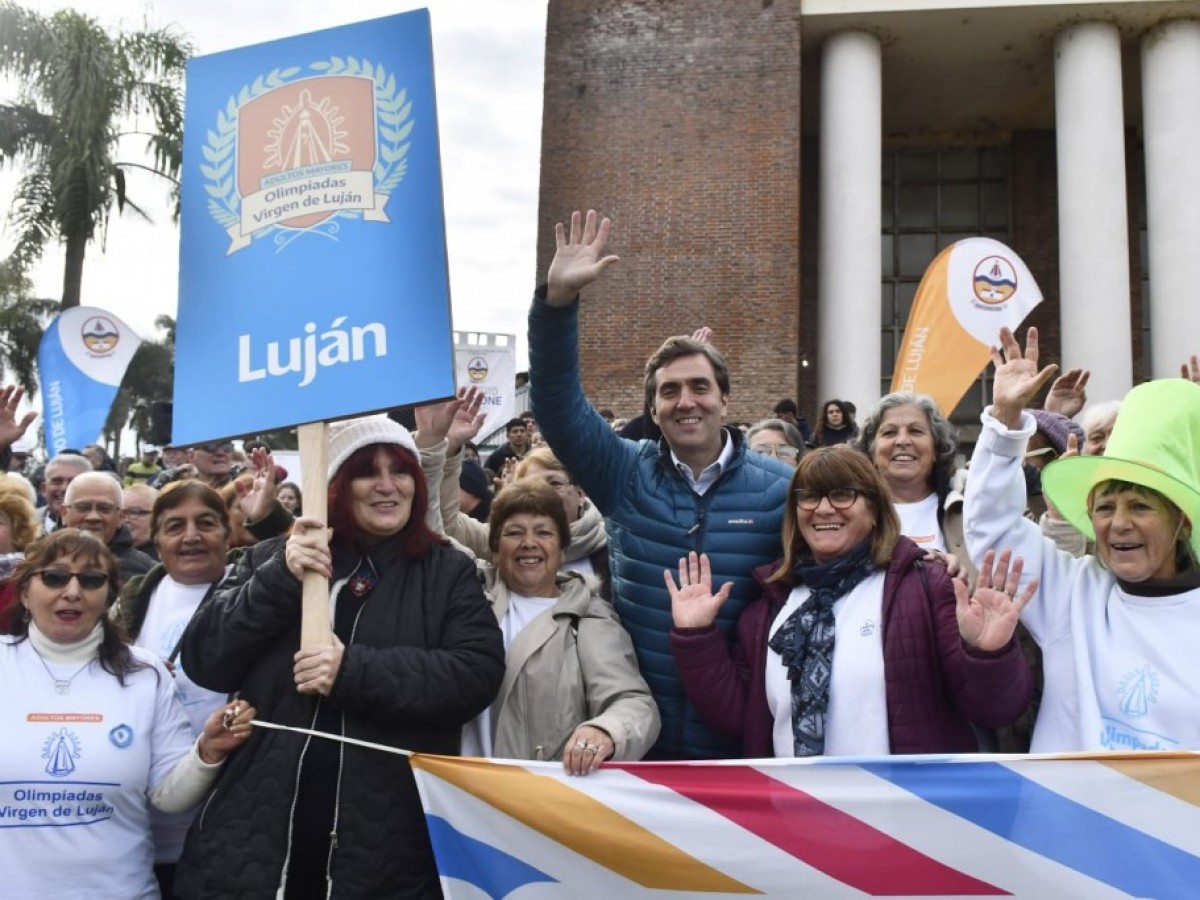Más de 1900 adultos mayores en la etapa final de las Olimpiadas Virgen de Luján 