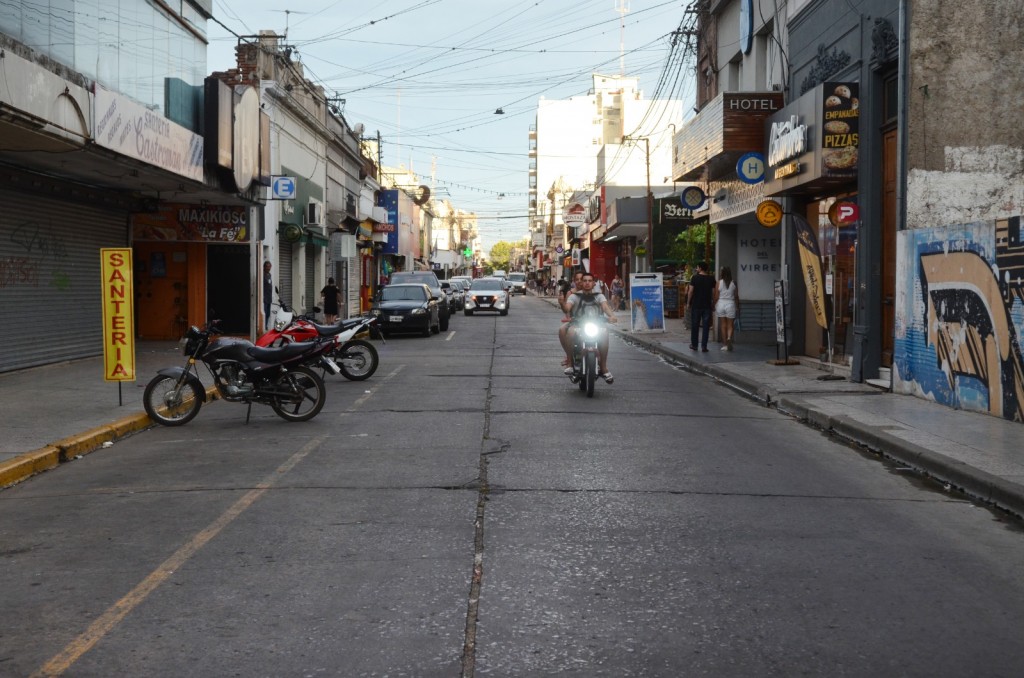 Cortes por obras en la calle San Martín