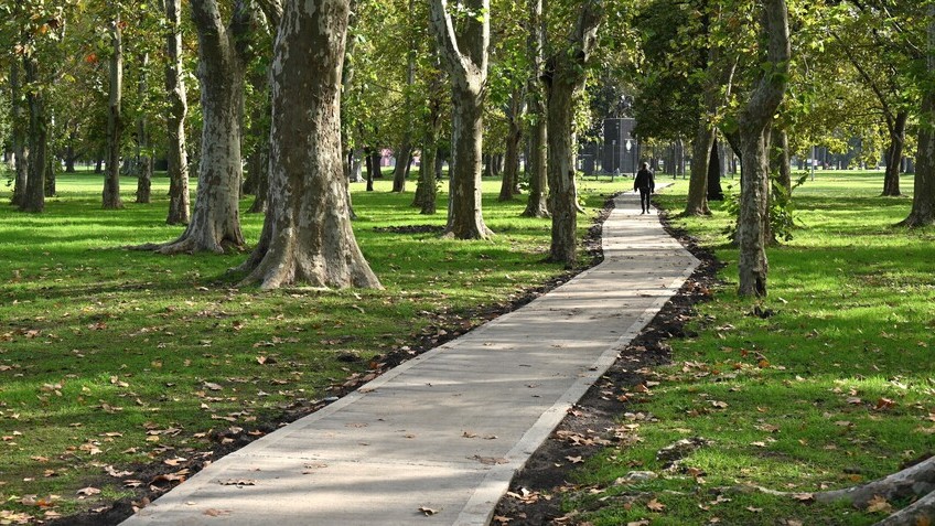 El Municipio avanza con un plan de mejoramiento en el Parque San Martín