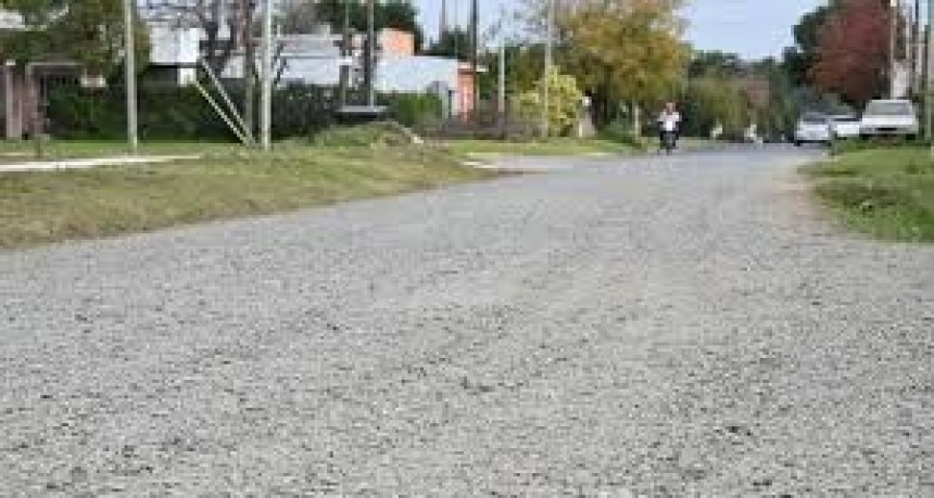 Concluyeron los trabajos de mejoramiento vial en el Barrio San Bernardo