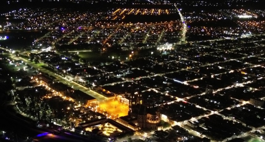 Avanza el plan de iluminación en Luján para alcanzar el 100% de cobertura lumínica 