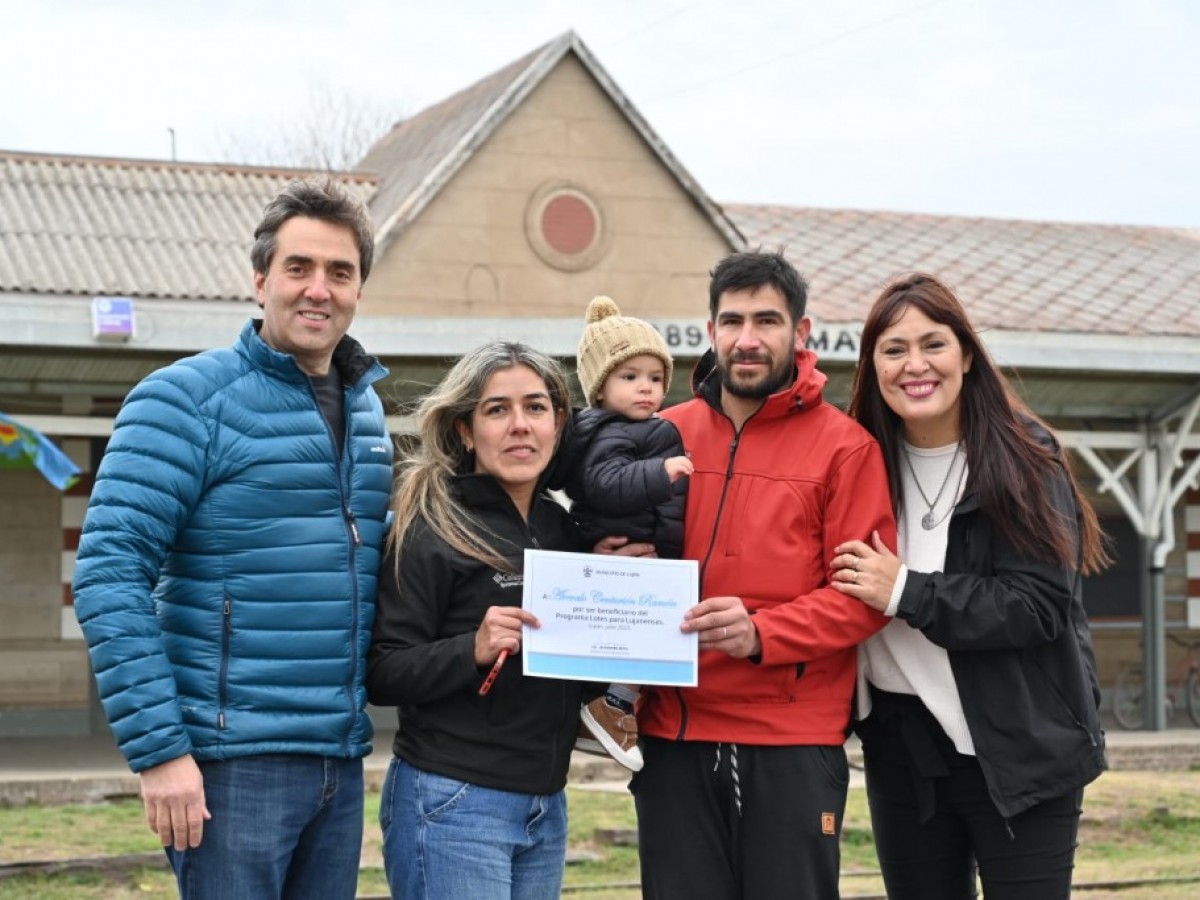 Se entregaron los primeros 75 lotes para lujanenses en Torres