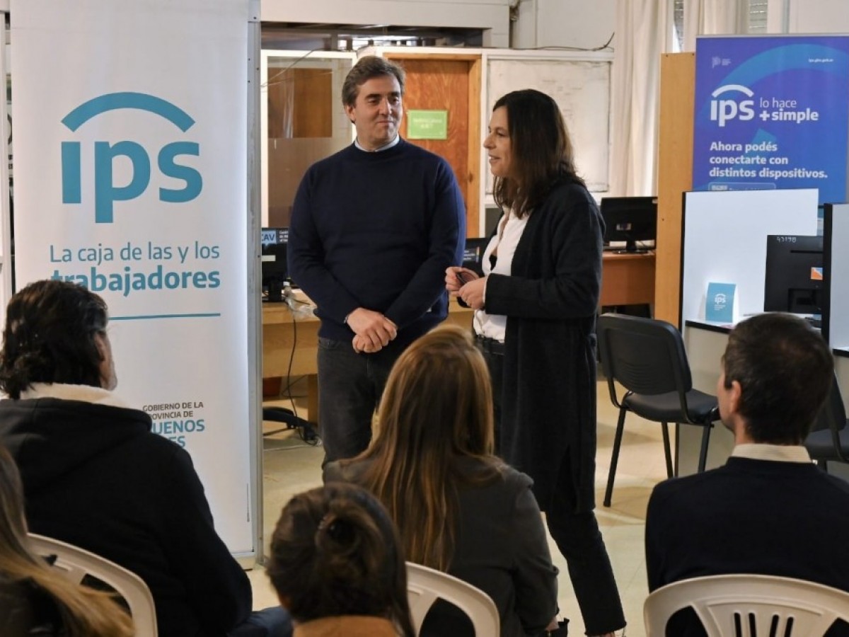 El Intendente inauguró la nueva oficina del IPS en Luján