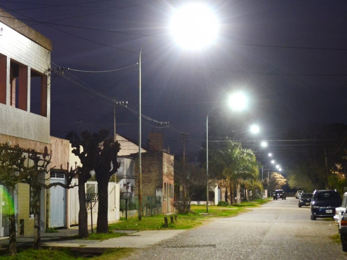 Nueva iluminación LED en barrio Loreto