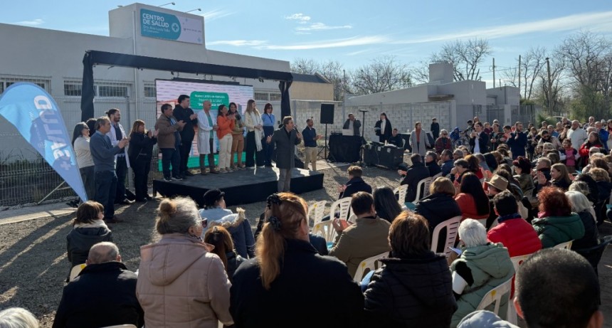 En un emotivo acto se inauguró el nuevo CAPS “Dra. Ana Lucía Tello” en el barrio Constantini
