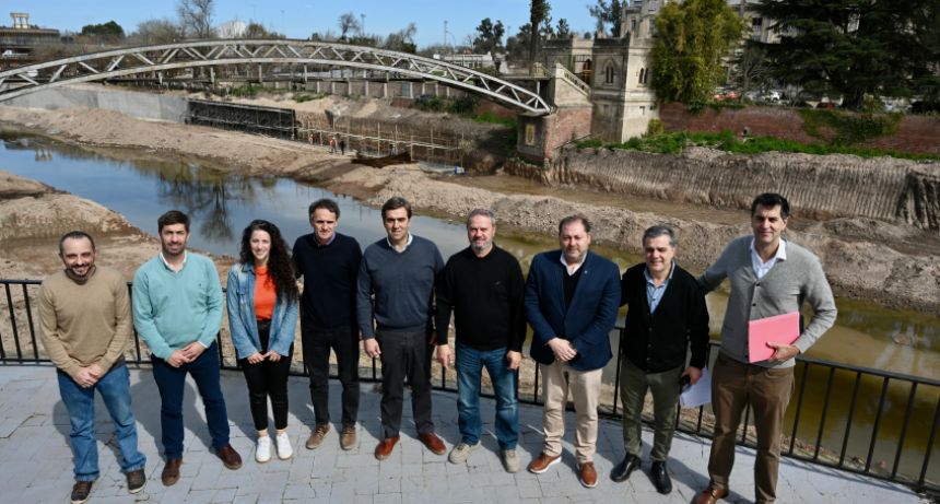 El CoMiLu se reunió en Luján para supervisar las obras de adecuación del río