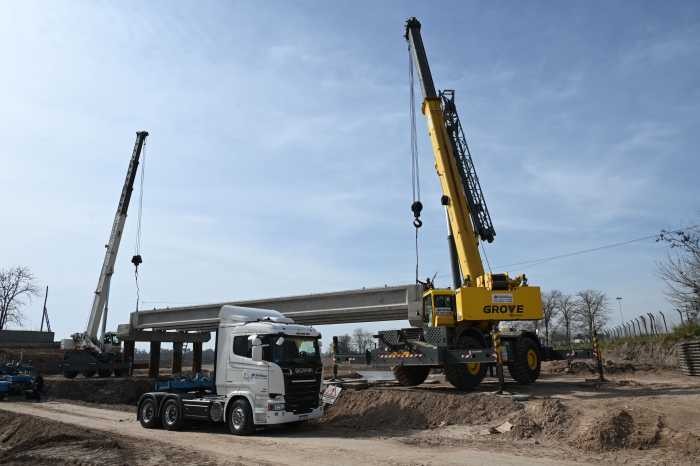 Avanza la construcción del Puente de Los Huesos
