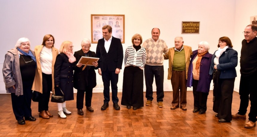 Se homenajeó al gran constructor y vecino lujanense Don Miguel Verdejo 