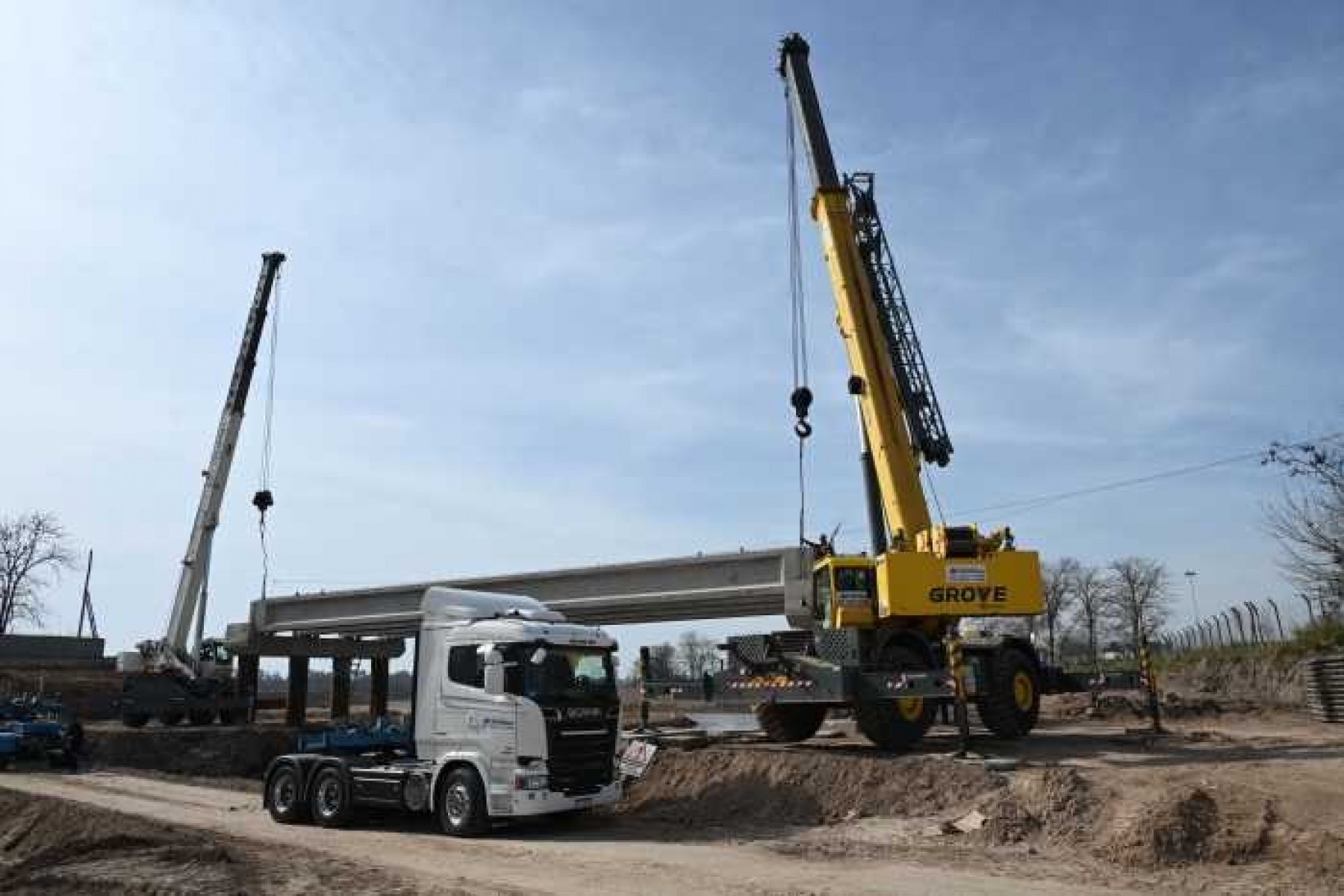 Avanza la construcción del Puente de Los Huesos