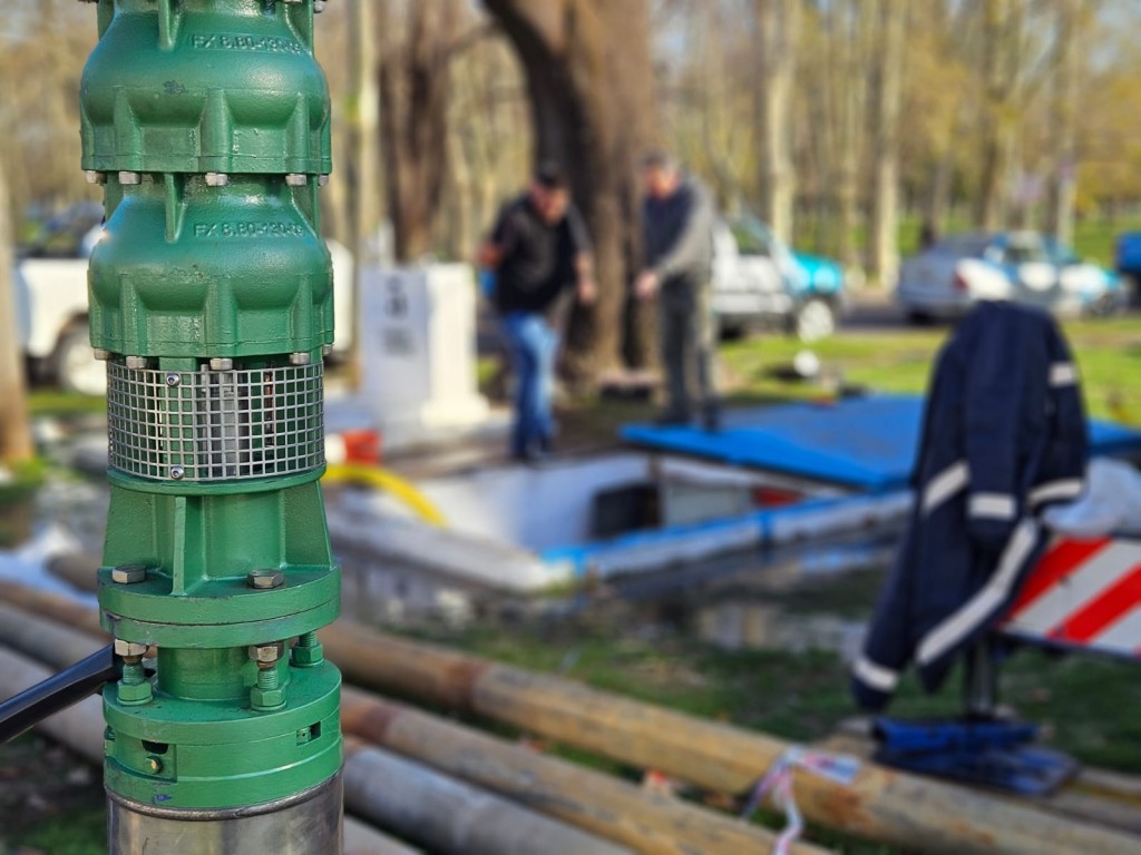 Servicios Sanitarios: ajustes en la nueva bomba de extracción