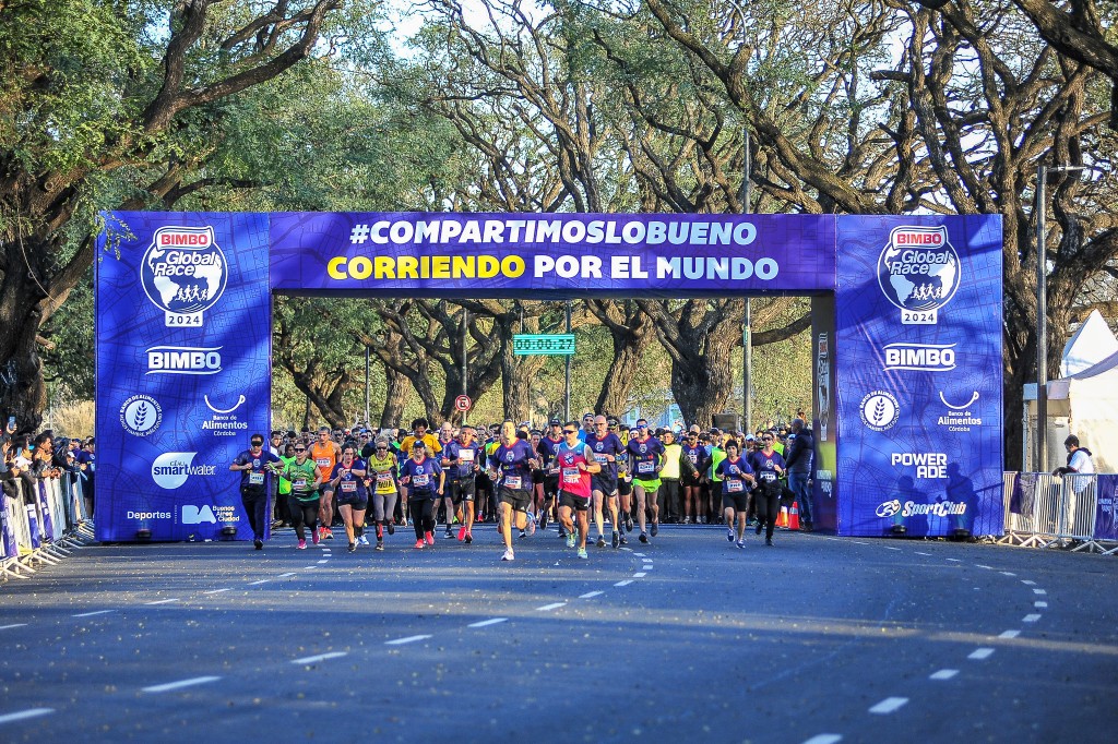 Más de 7.500 personas participaron de la carrera solidaria Bimbo Global Race en Argentina