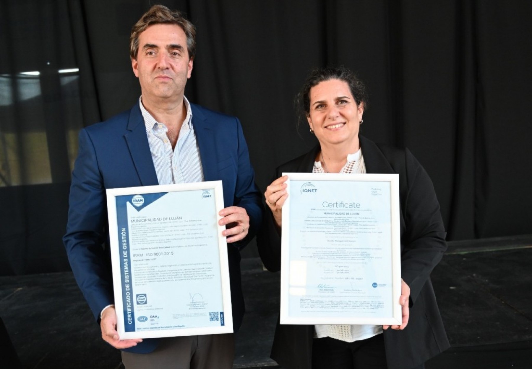 Luján refuerza su liderazgo en gestión pública con una certificación internacional de calidad