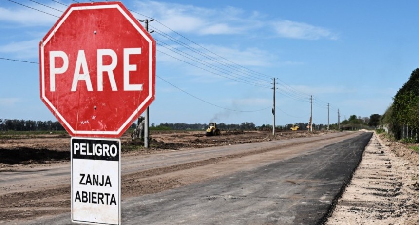 Comenzó la pavimentación de nuevas cuadras en el barrio Ameghino