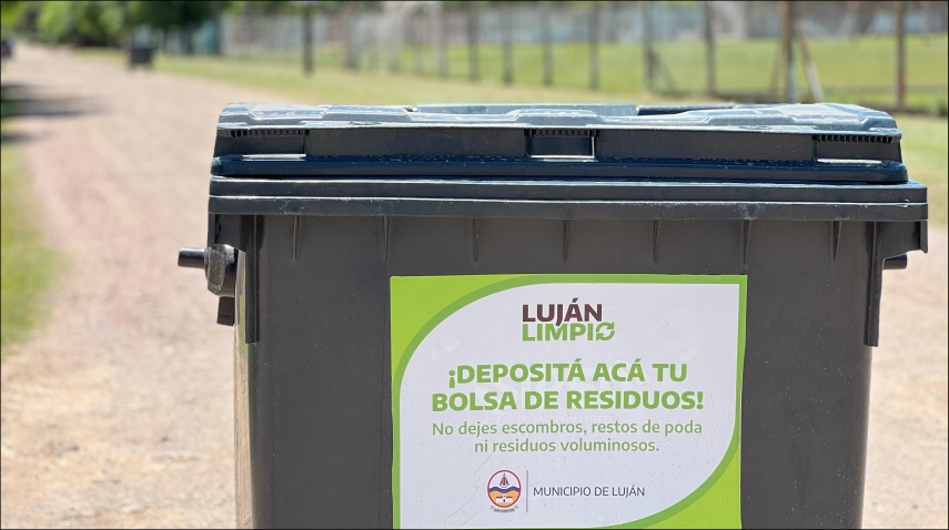 Luján Limpio: se instalaron 30 nuevos contenedores en los barrios San Emilio y San Eduardo