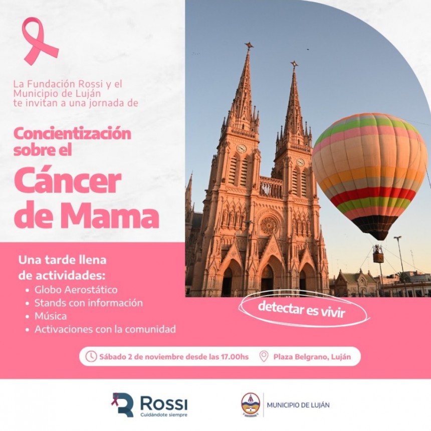 Reprogramación de la jornada de concientización sobre el cáncer de mama 