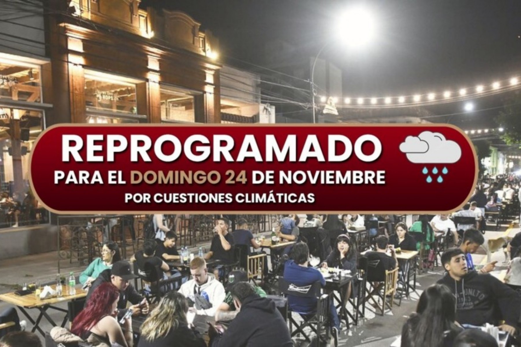 Se reprogramo la Peatonal Gastronómica, nueva fecha