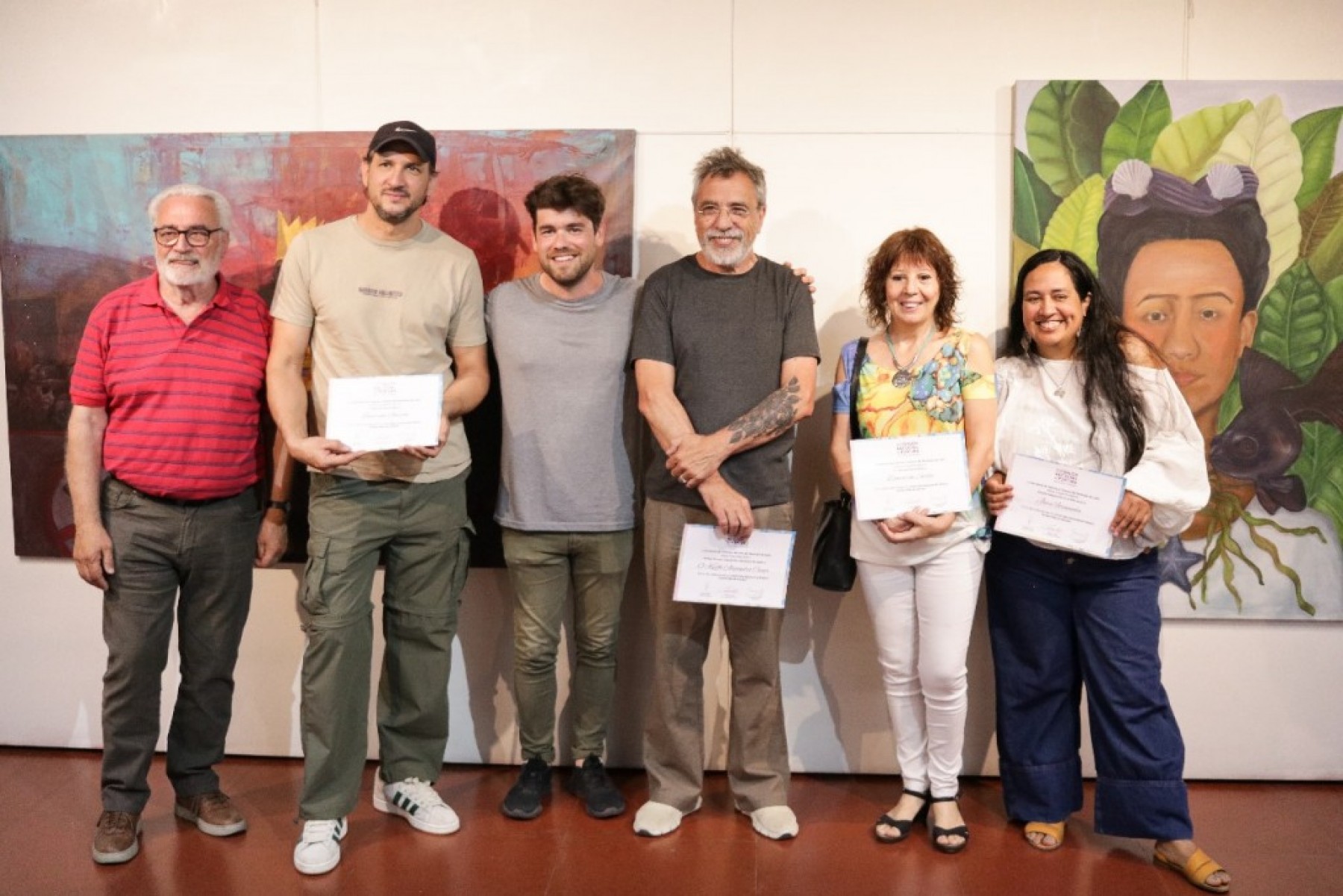 Ganadores de la sala XLII Salón Nacional de Pintura